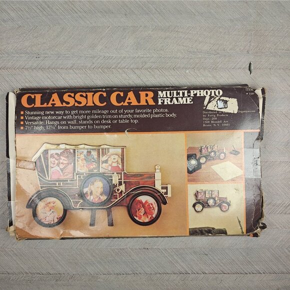 Vintage Classic Car Multi-Photo Picture Frame Retro - Picture 6 of 6